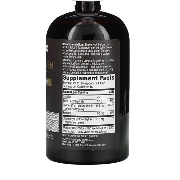 NATURE’s Way Mint Flavored liquid chlorophyll - Picture 2 of 2